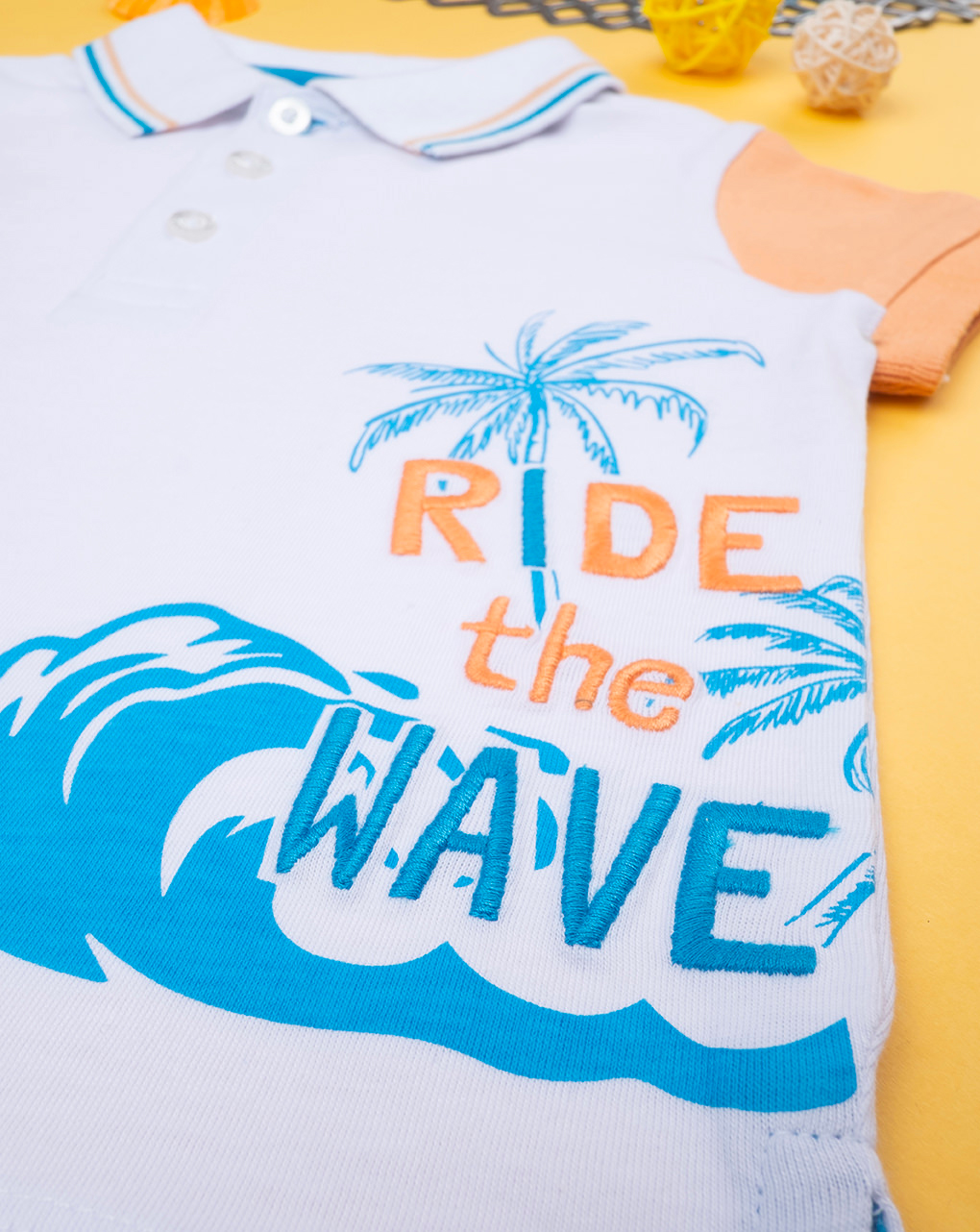 Polo bimbo maniche corte "surf"