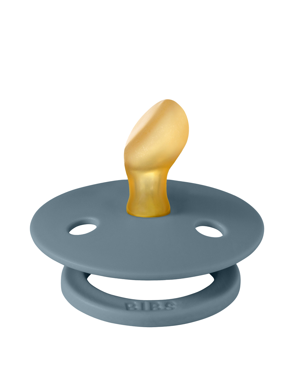 Set 2 ciucci tettarella anatomica in gomma naturale 6/18 mesi - colore baby blue e petrolio - bibs