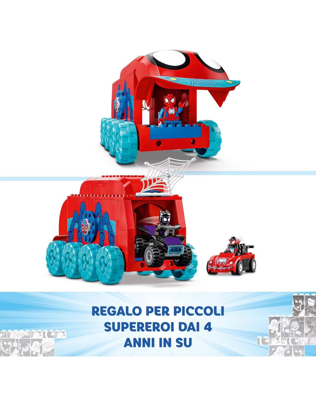 Quartier generale mobile del team spidey - lego marvel