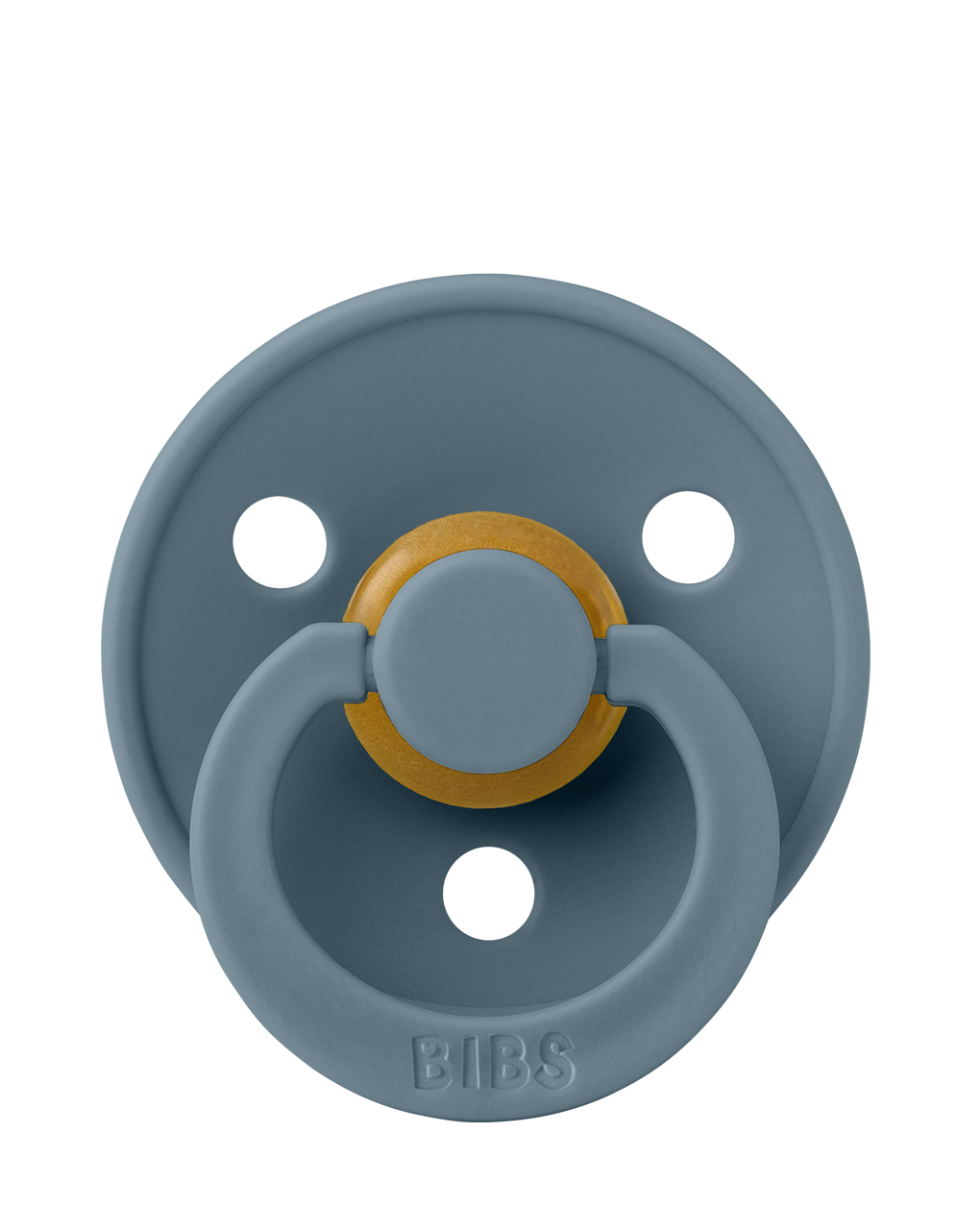 Set 2 ciucci tettarella anatomica in gomma naturale 6/18 mesi - colore baby blue e petrolio - bibs