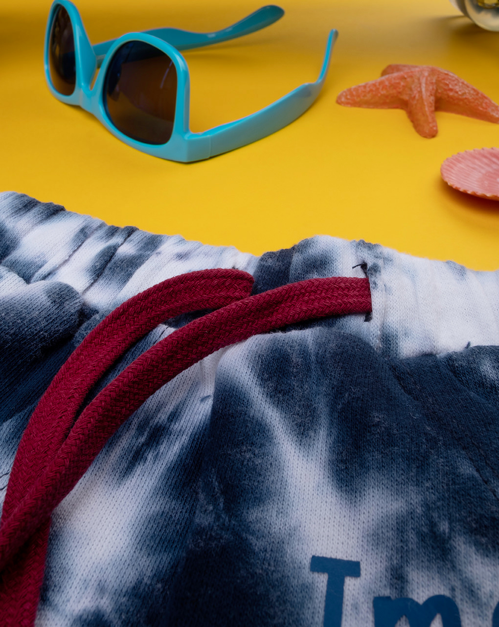 Bermuda bambino tie-dye french terry