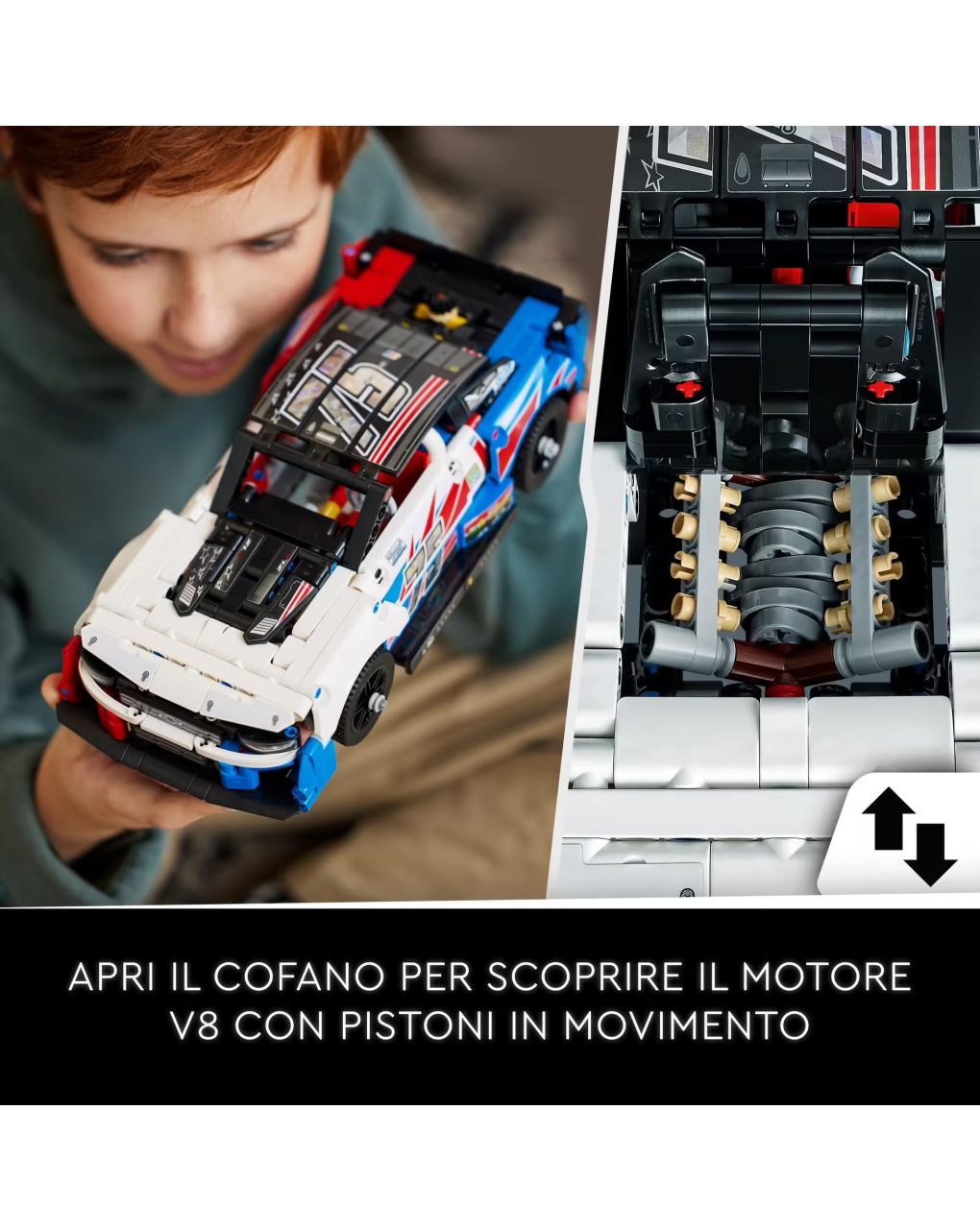 Nascar next gen chevrolet camaro zl1 - lego technic