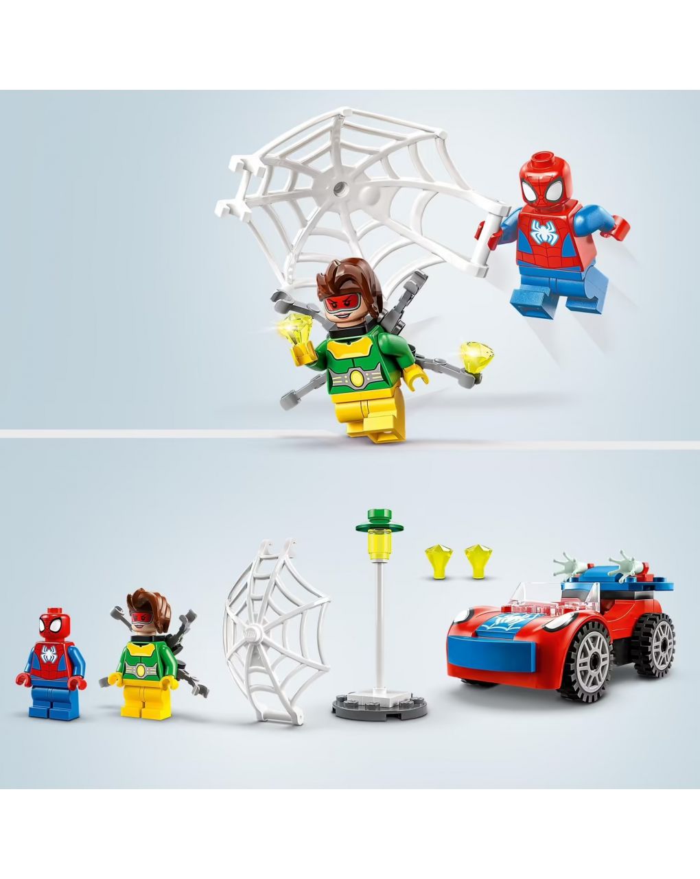L’auto di spider-man e doc ock - spidey e i suoi fantastici amici - lego marvel