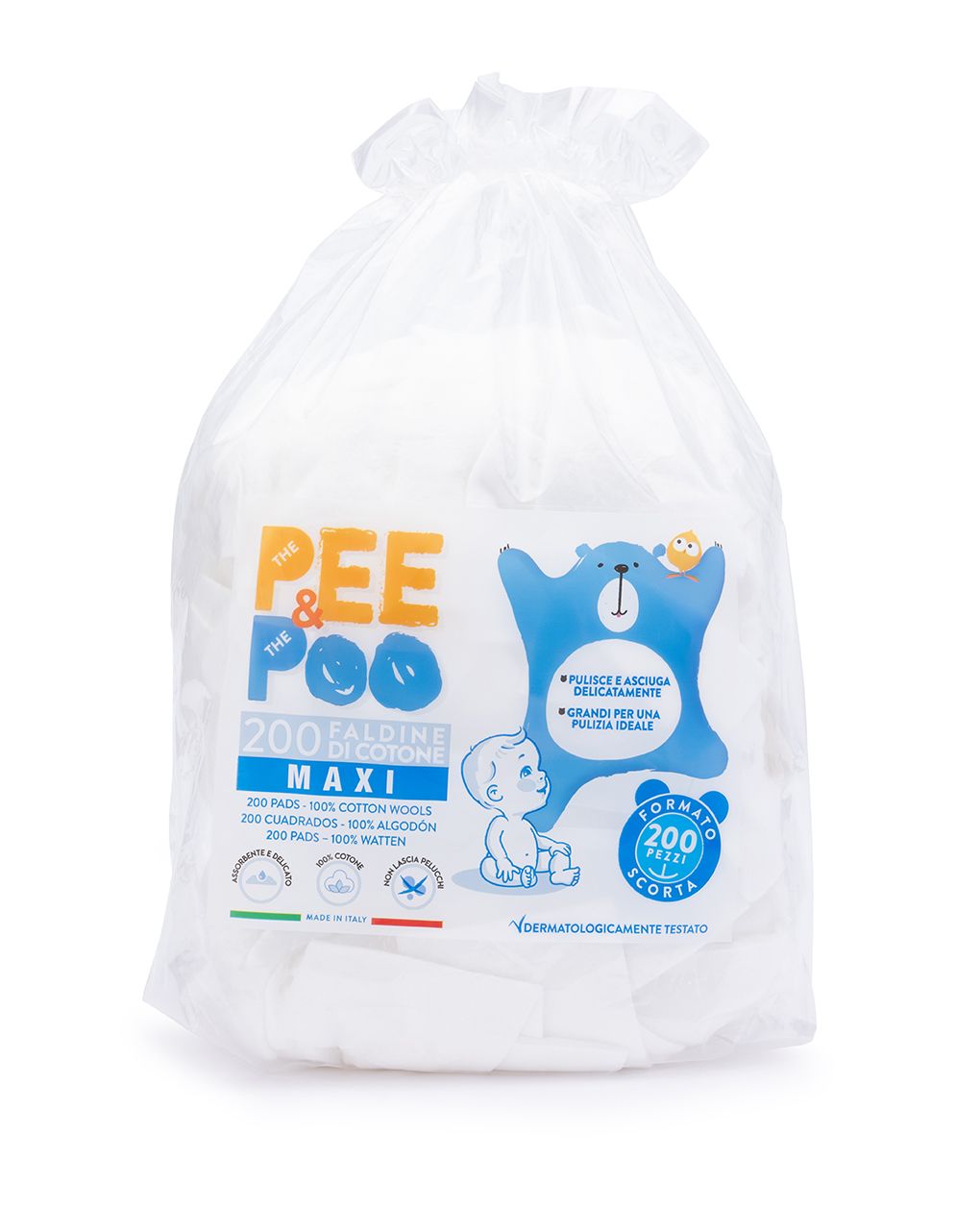 Faldine di cotone 200 pezzi - pee&poo