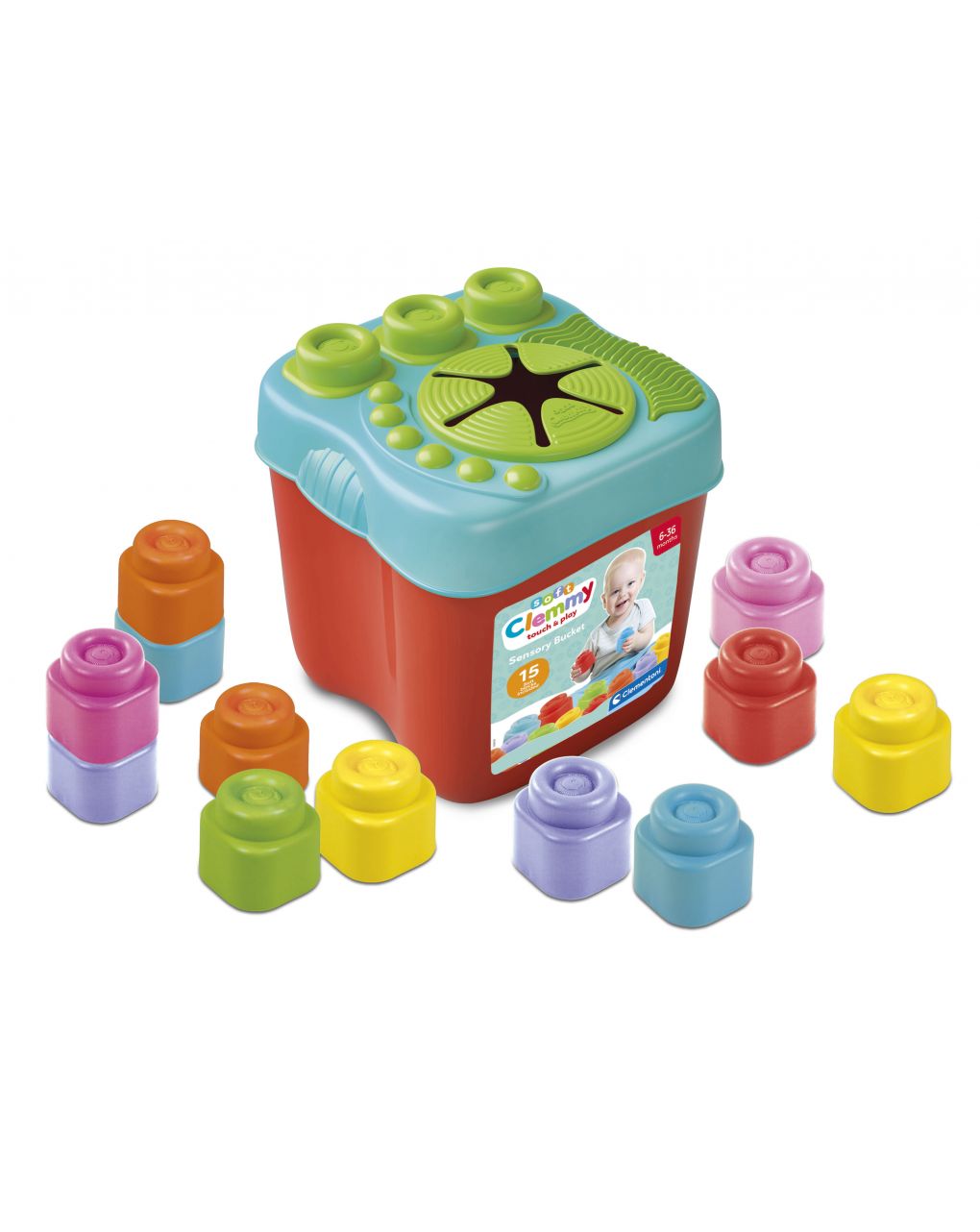 Soft clemmy - secchiello sensoriale - clementoni