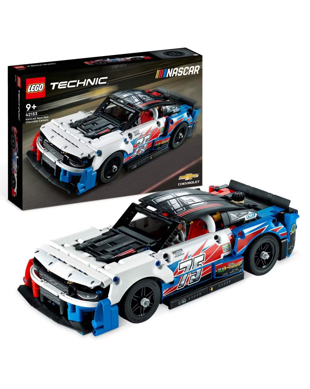 Nascar next gen chevrolet camaro zl1 - lego technic