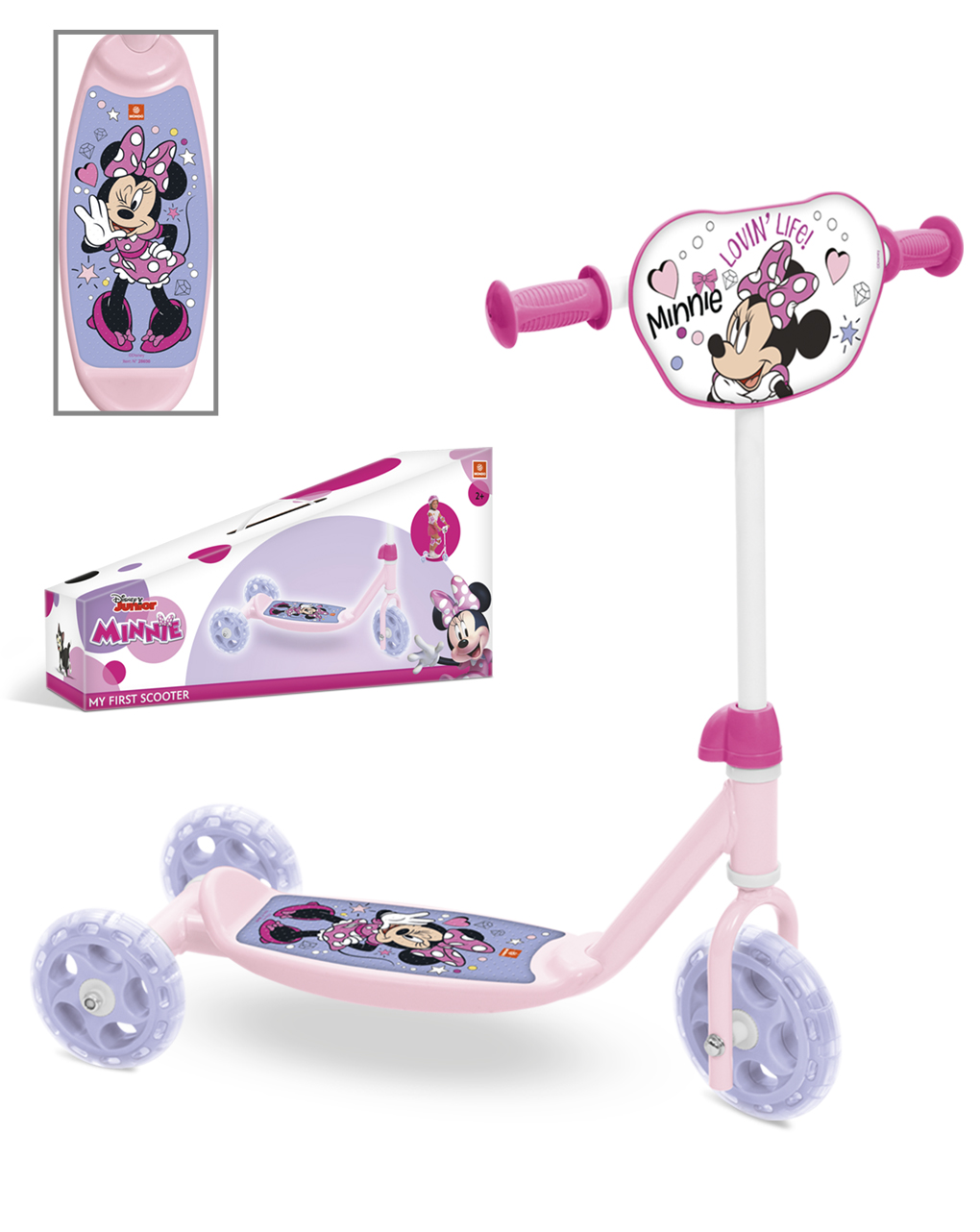 Monopattino 3 ruote minnie - mondo