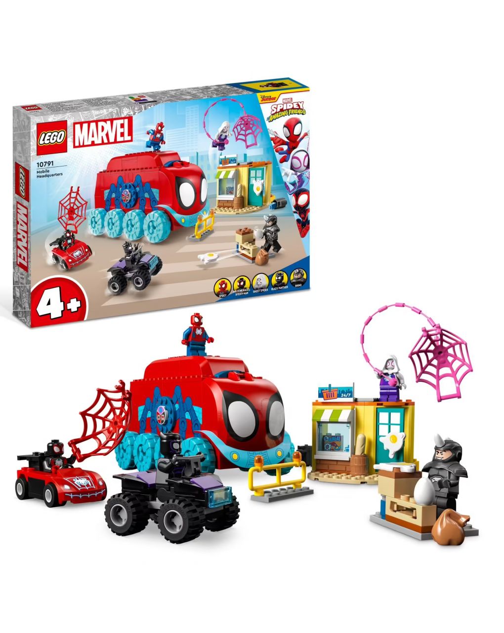 Quartier generale mobile del team spidey - lego marvel