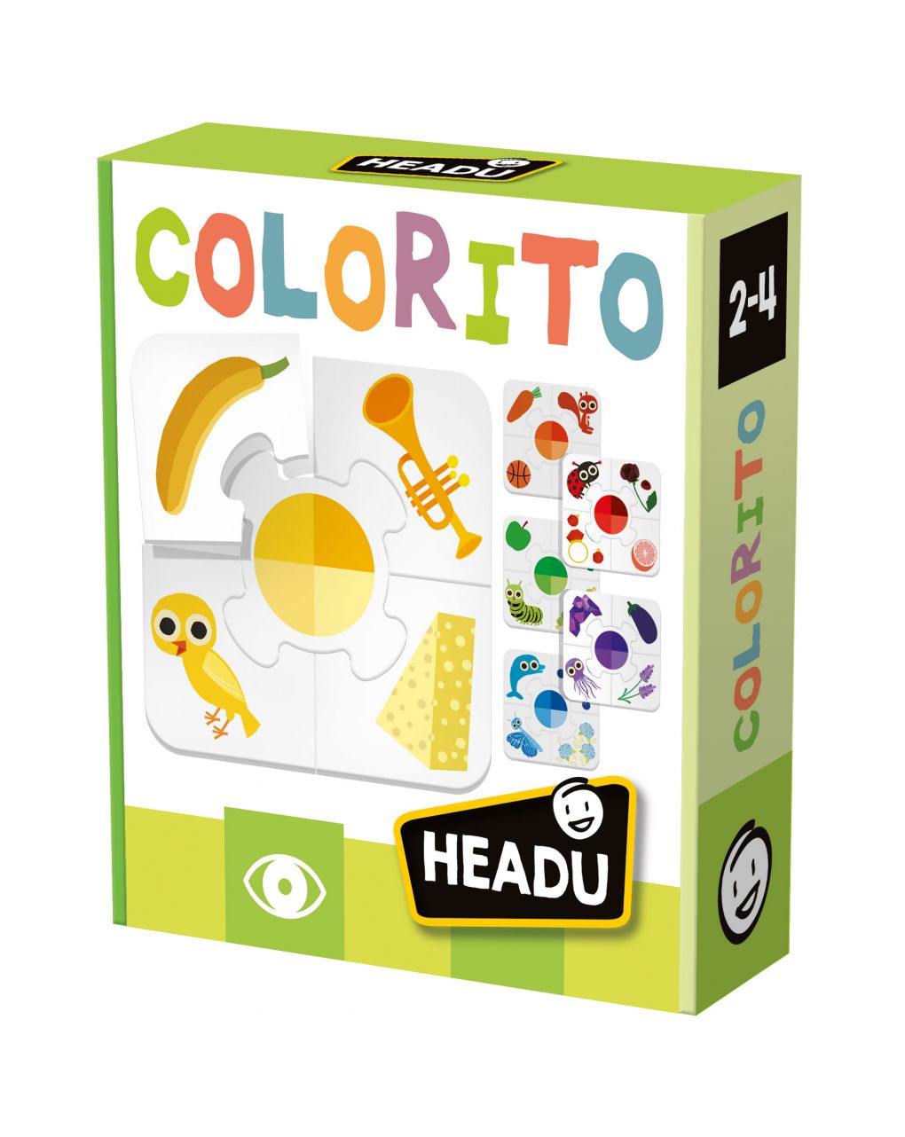 Colorito. riconosci e associa i colori! 2/4 anni - headu