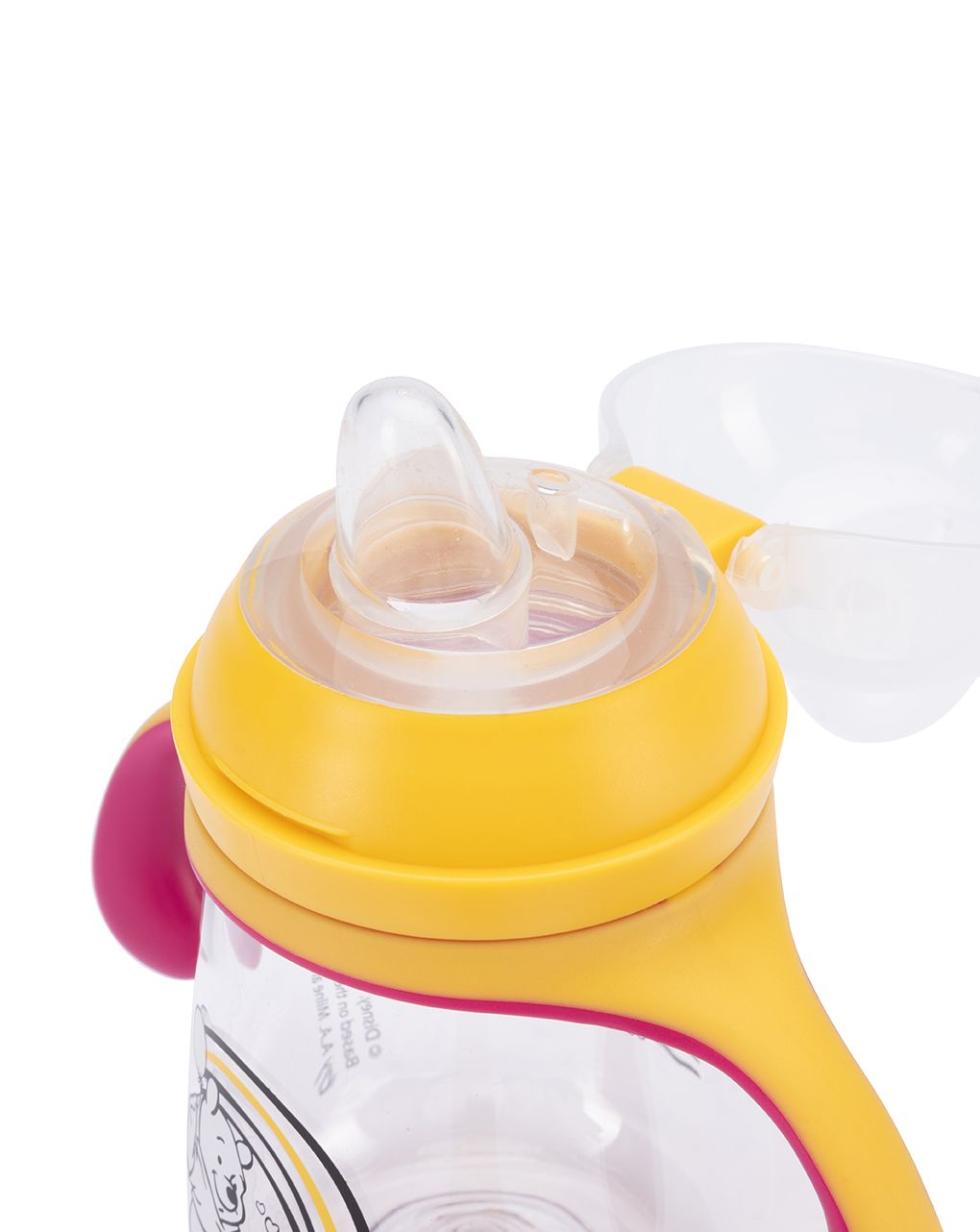 Tazza Vetro Pfkfo Con Cannuccia - 473ml Regalo Christian Winnie Pooh