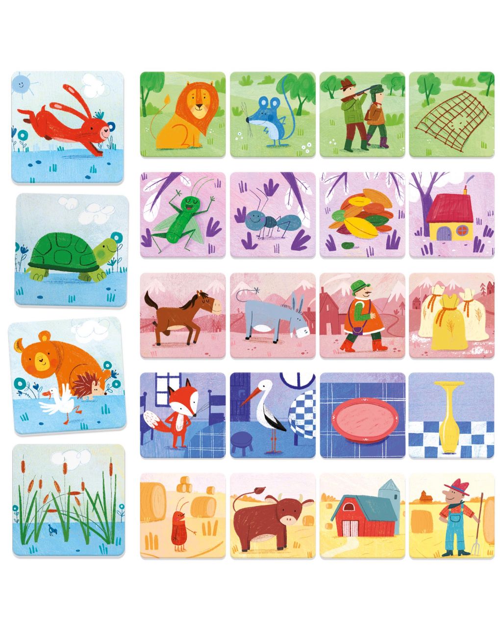 Animali e favole. gioca componi e inventa! 3/6 anni - headu