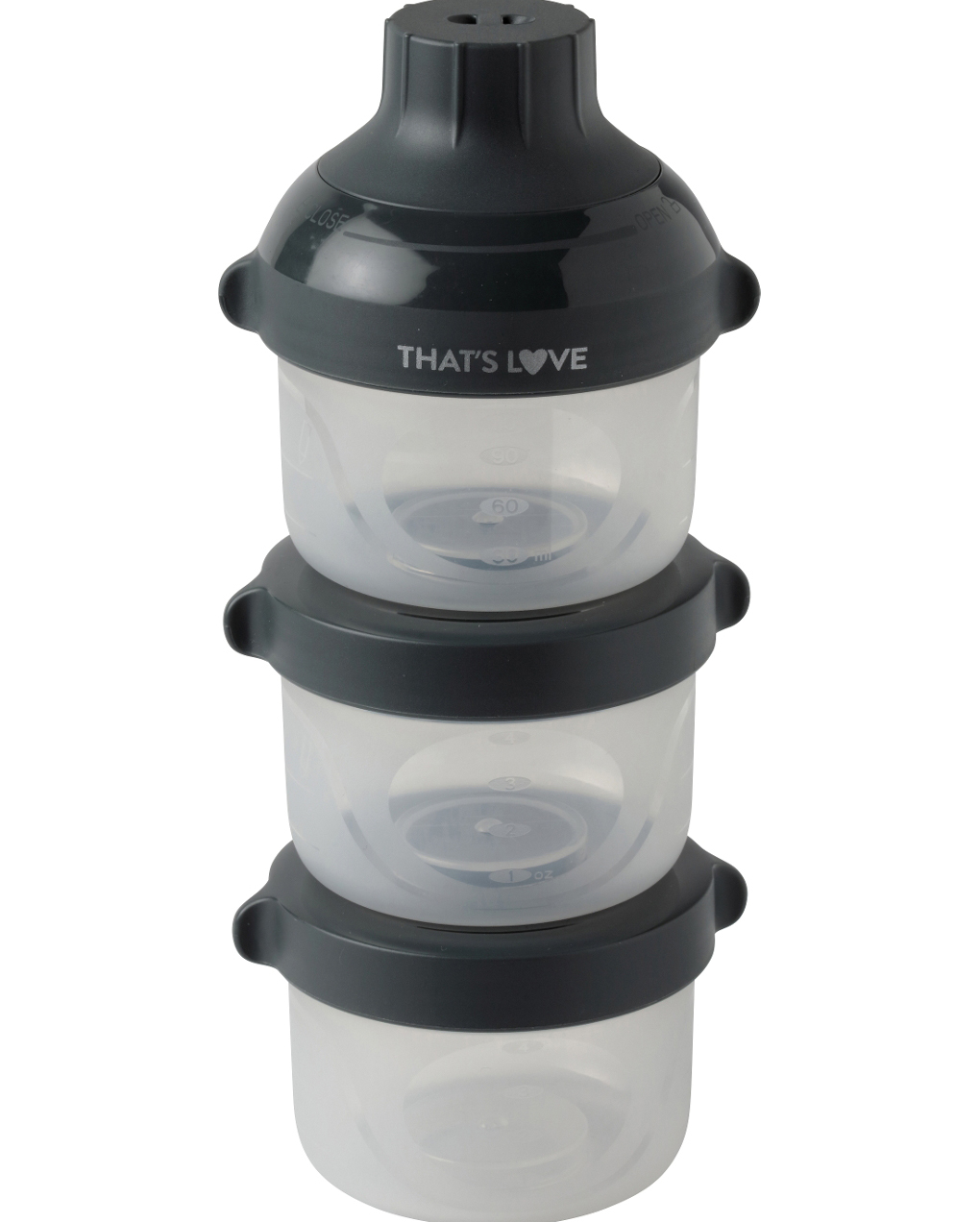 Set contenitori porta pappa/latte - that's love