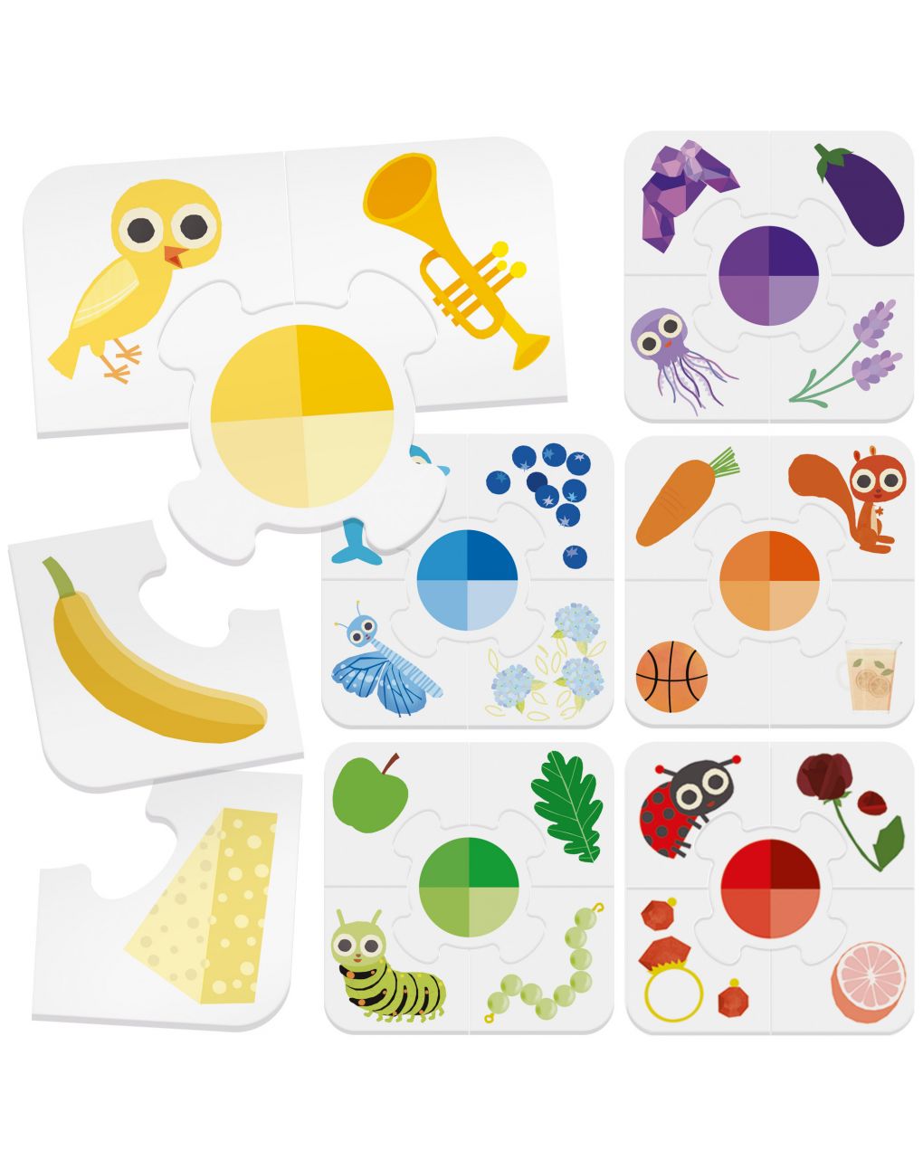 Colorito. riconosci e associa i colori! 2/4 anni - headu