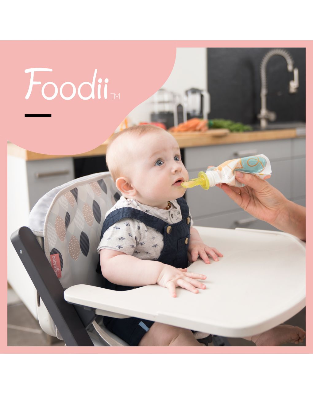 Babymoov starter kit foodii™ con sacchetti riutilizzabili
