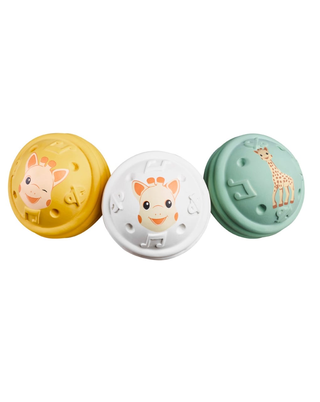 3 palline musicali - sophie la girafe