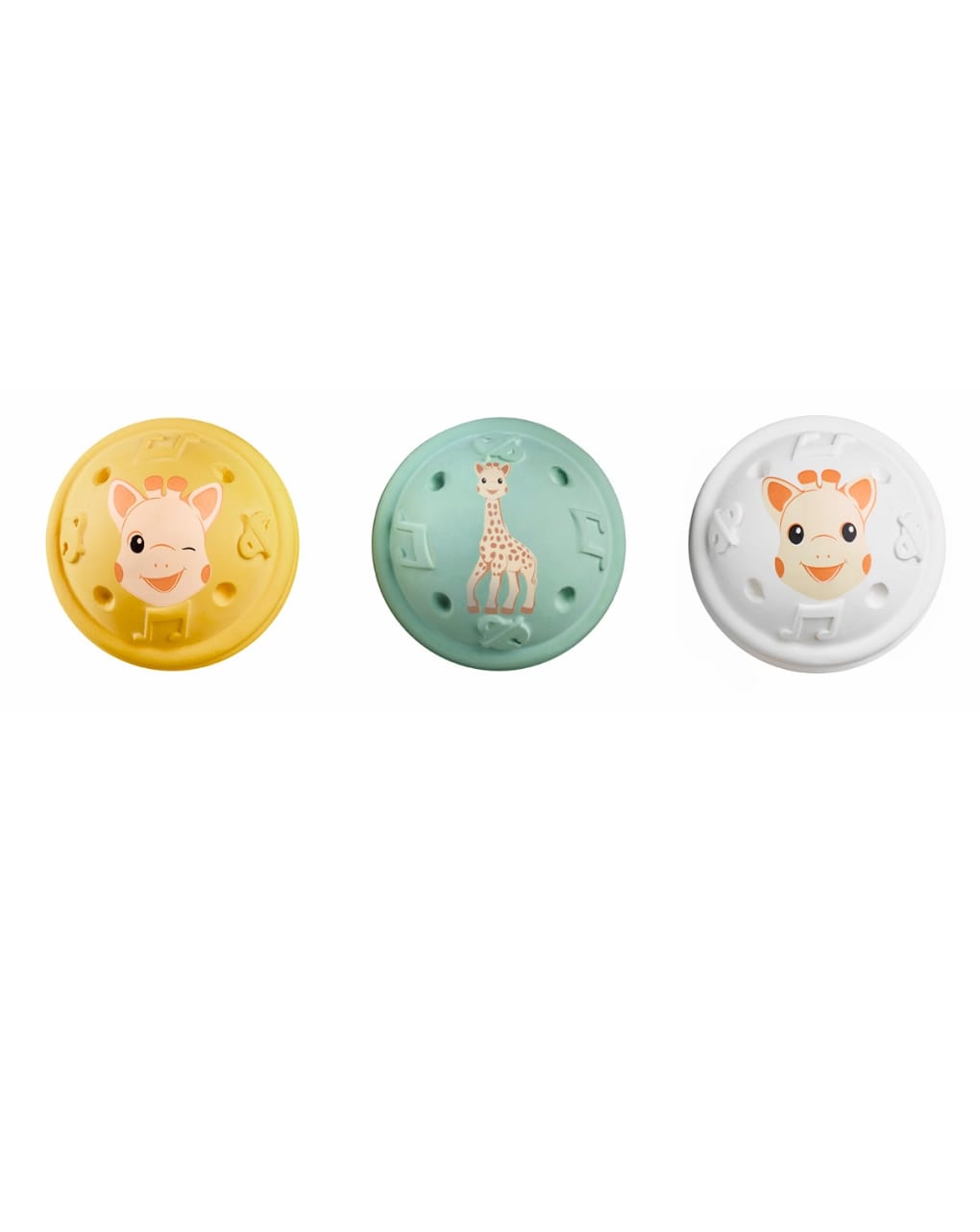 3 palline musicali - sophie la girafe