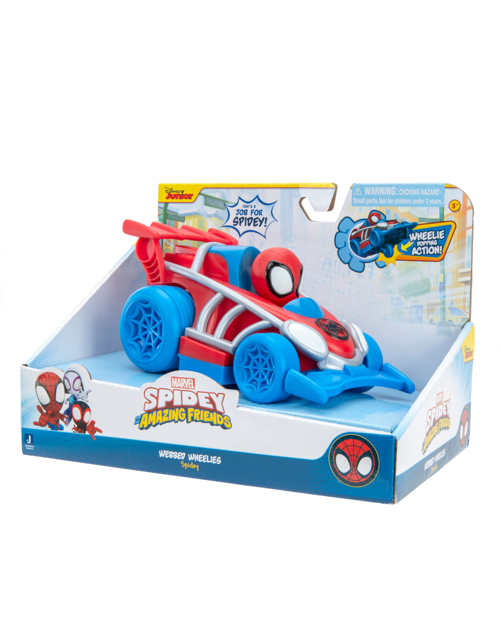 Spidey veicolo con retrocarica - personaggio spidey 3/4 anni