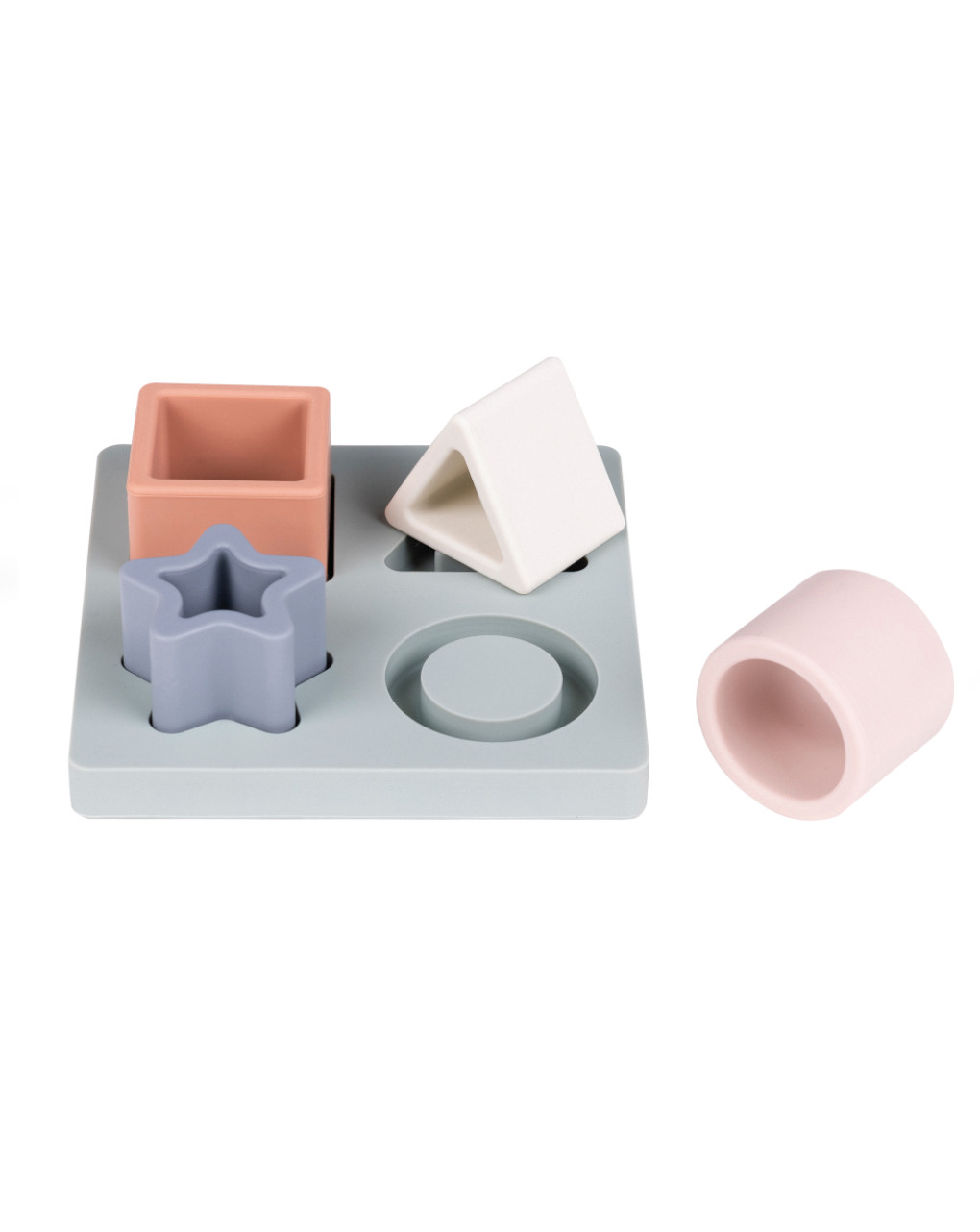 Formine ad incastro in silicone verde chiaro - nattou