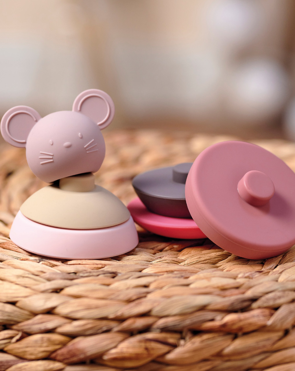 Topolino impilabile rosa - nattou