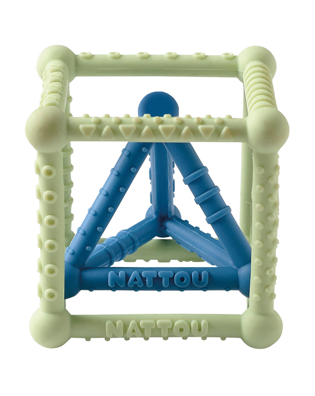 Set di 2 cubi in silicone verde/azzurro - nattou