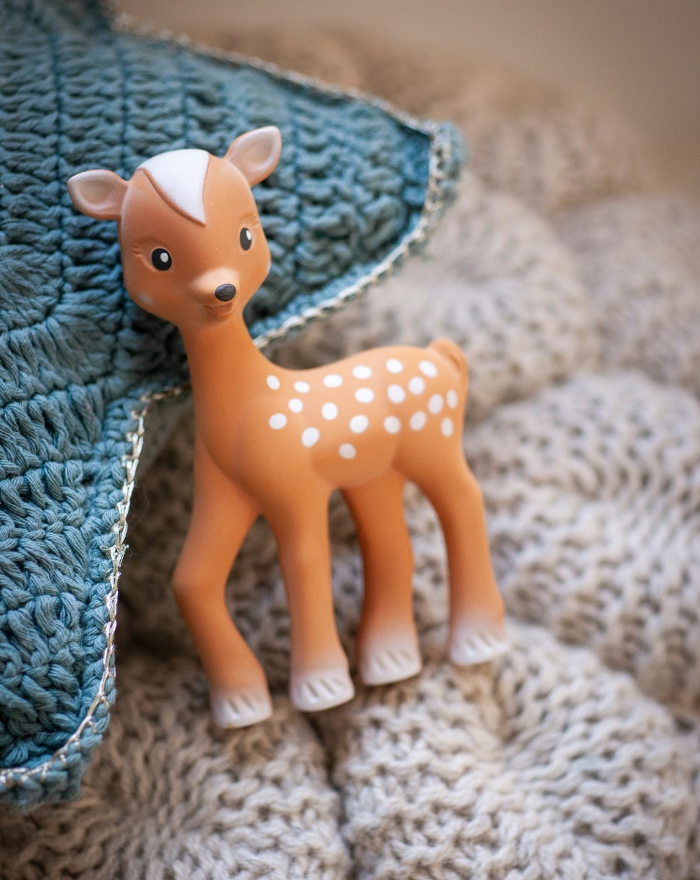 Fanfan il cerbiatto (in caucciù 100% naturale) - sophie la girafe