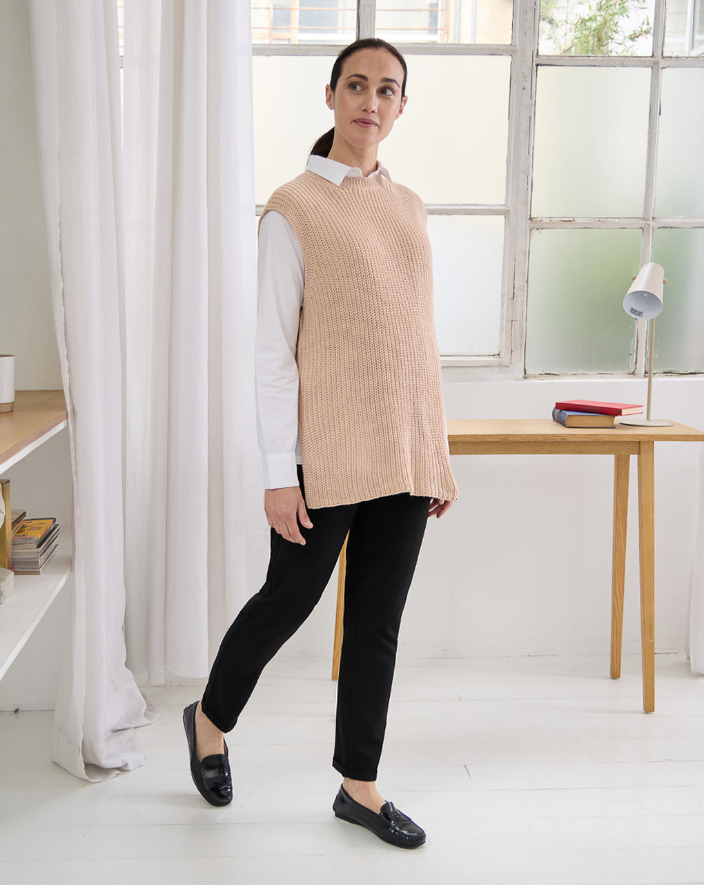 Maglia premaman senza maniche