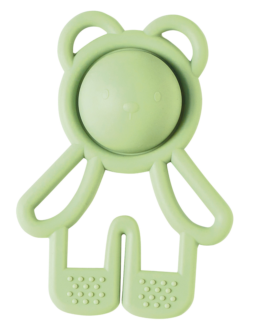 Sonaglio dentizione pop-it in silicone verde - nattou