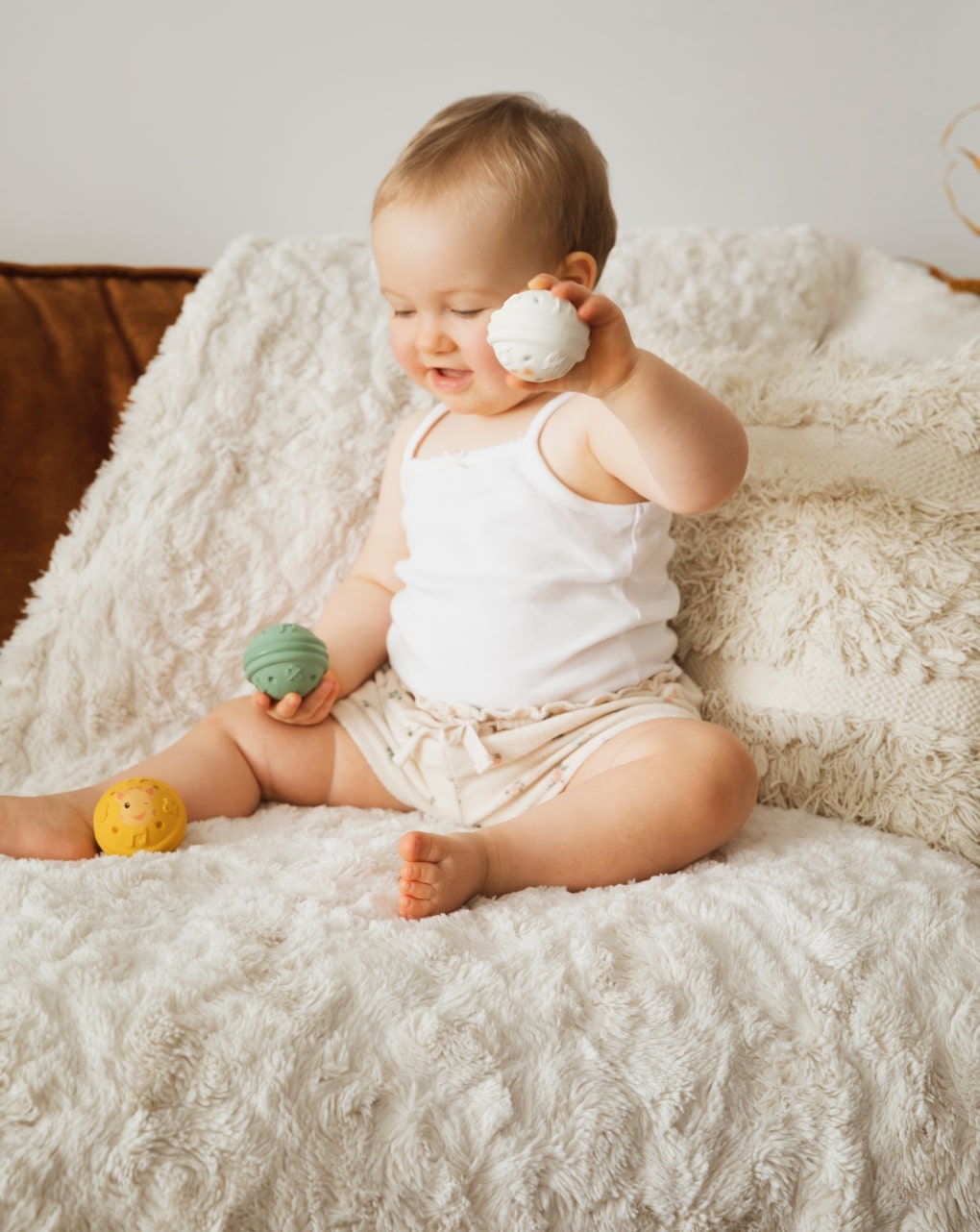 3 palline musicali - sophie la girafe