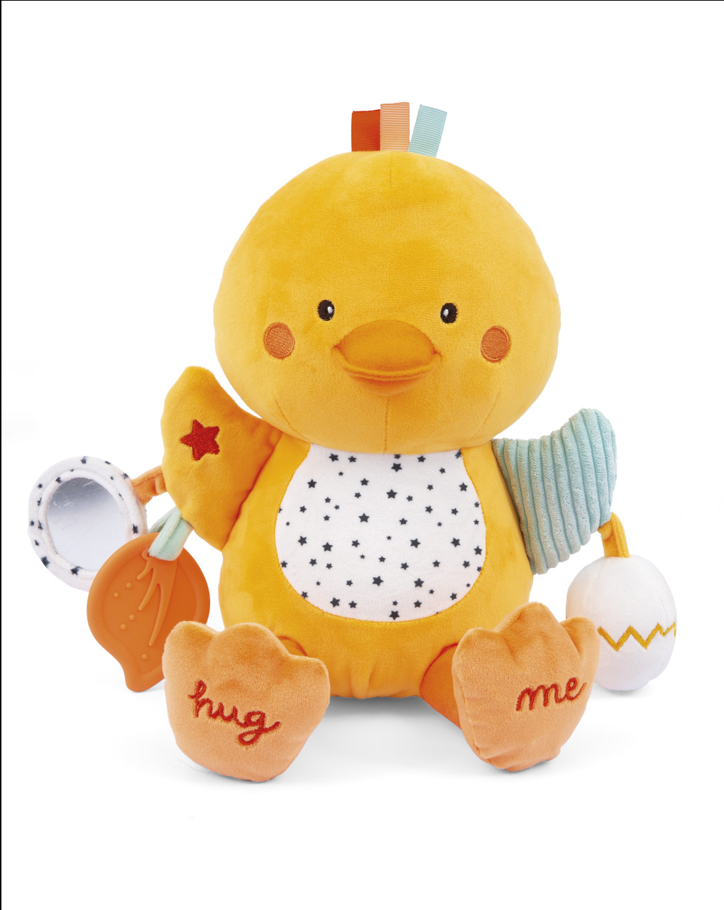 Ducky paperella peluche attività 25cm  - soft toys