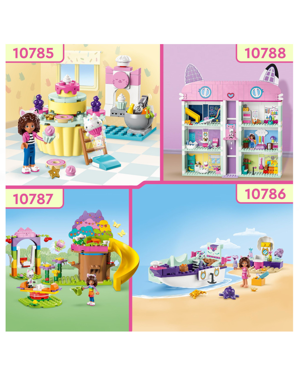 La nave del benessere di gabby e siregatta 10786 -  lego gabby dollhouse