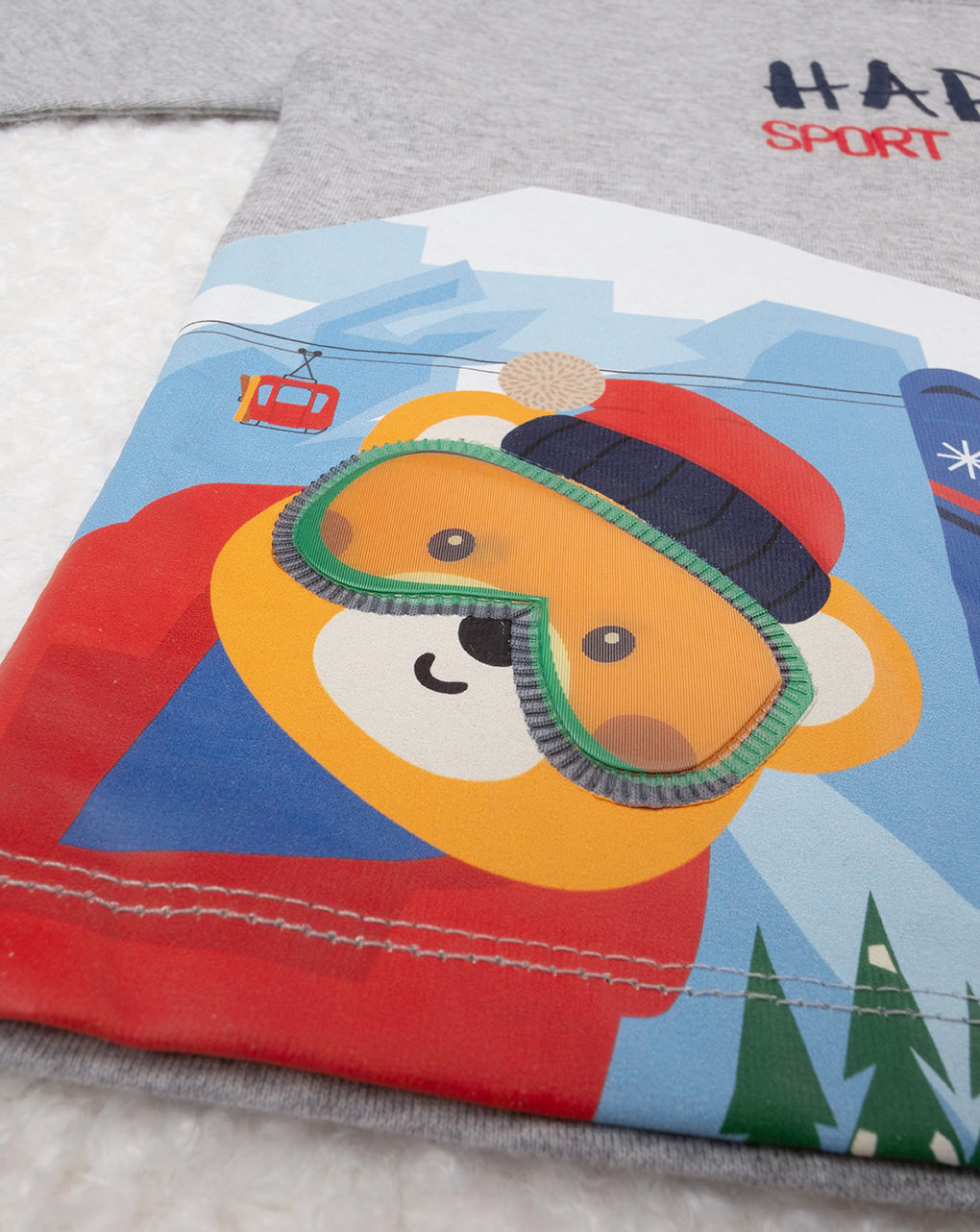 T-shirt maniche lunghe bimbo con stampa