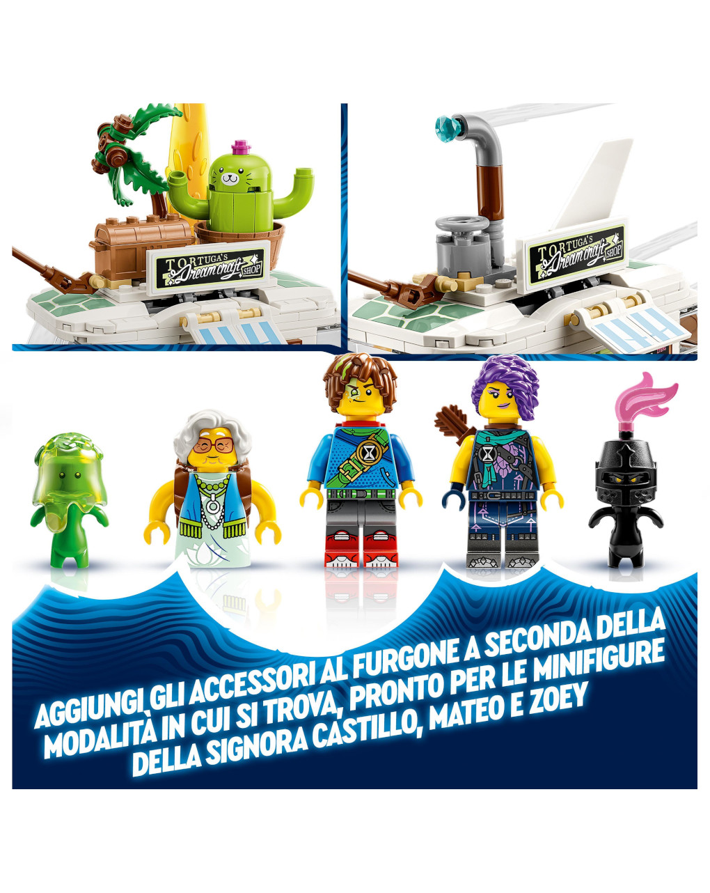 Il furgone tartaruga della signora castillo 71456 -  lego dreamzzz