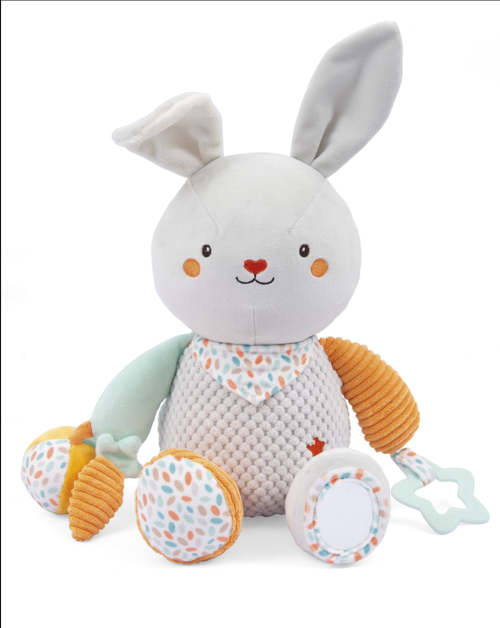 Renè coniglietto peluche attività 25cm  - soft toys