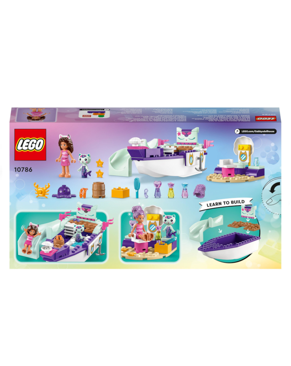 La nave del benessere di gabby e siregatta 10786 -  lego gabby dollhouse