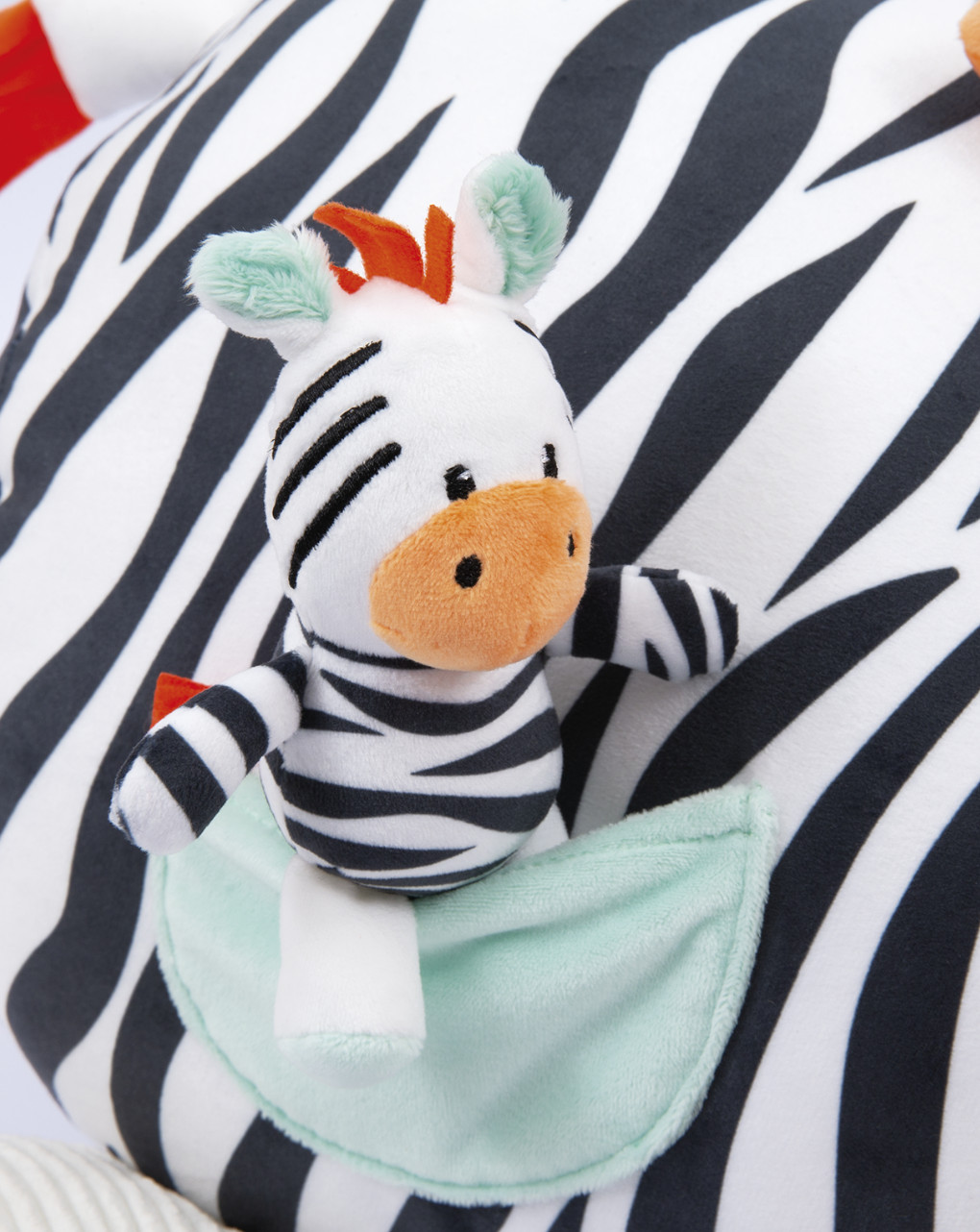 Zaki zebra  attività cavalcabile 62cm  - soft toys