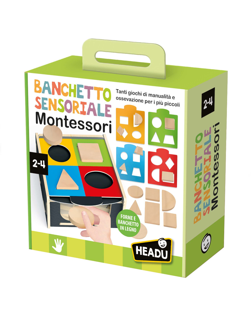 Banchetto sensoriale montessori 2/4 anni - headu