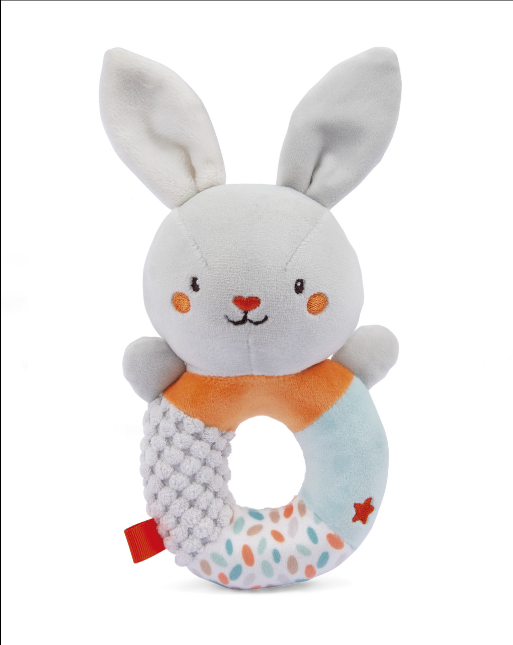 Sonaglino anello soft coniglio renè - soft toys