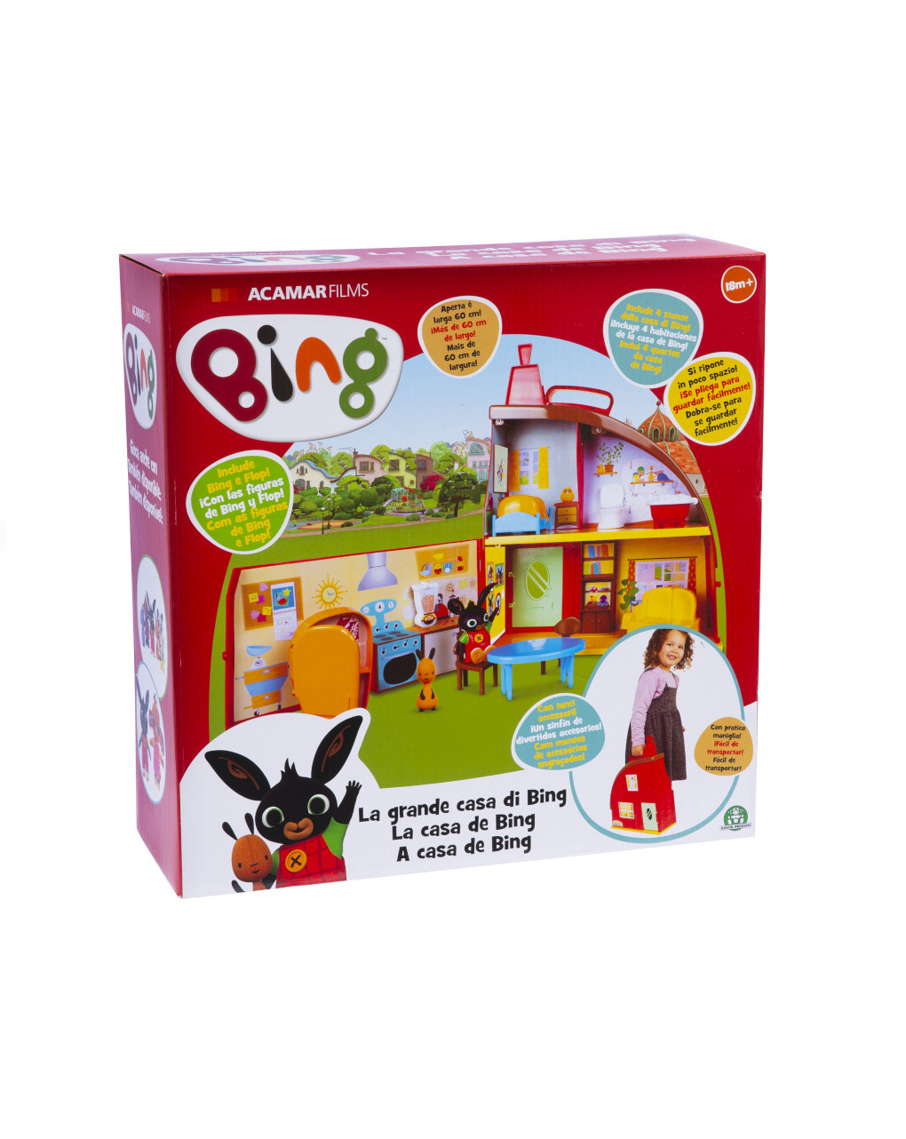 Bing playset casa con 2 personaggi 18+ mesi - giochi preziosi