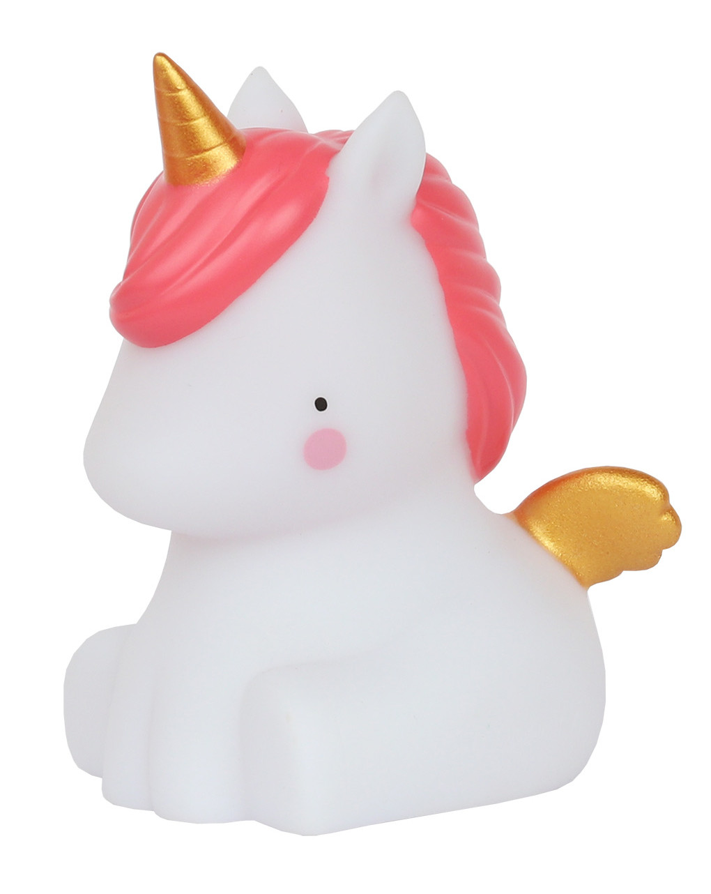Luce piccola a led - unicorno gold limited edition - a little lovely company