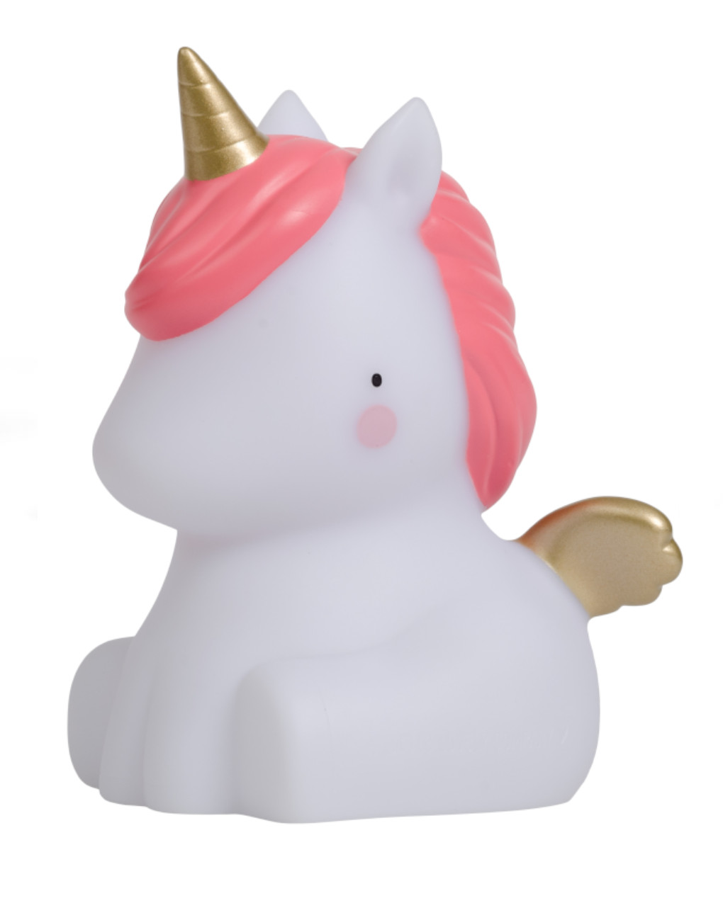 Luce piccola a led - unicorno gold limited edition - a little lovely company