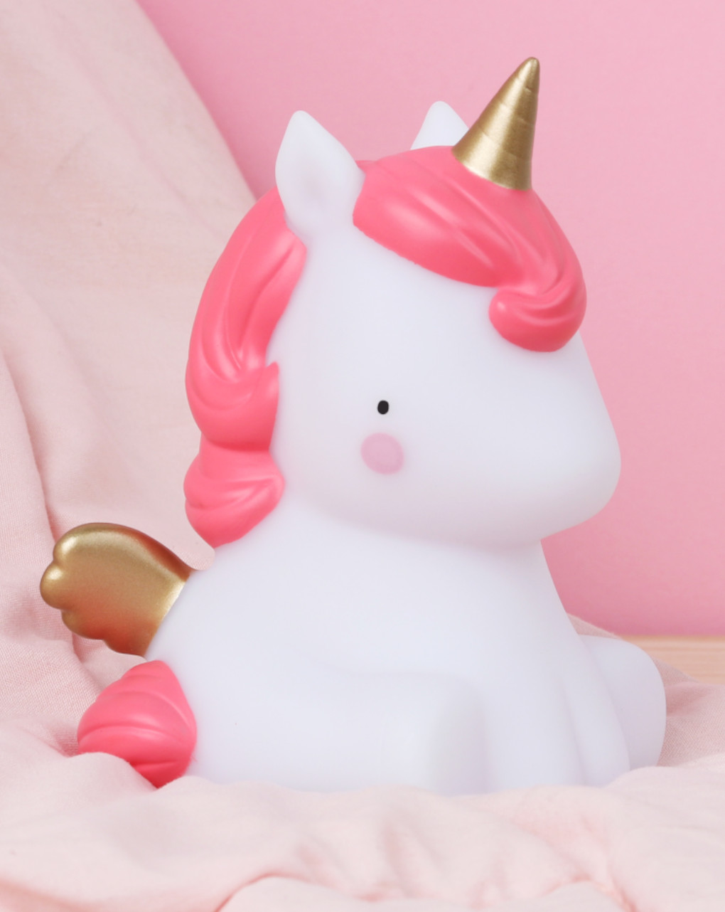 Luce piccola a led - unicorno gold limited edition - a little lovely company