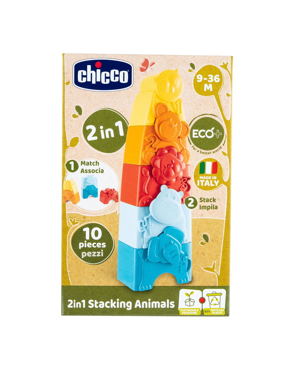 La torre degli animali eco+ 9-36 mesi - chicco