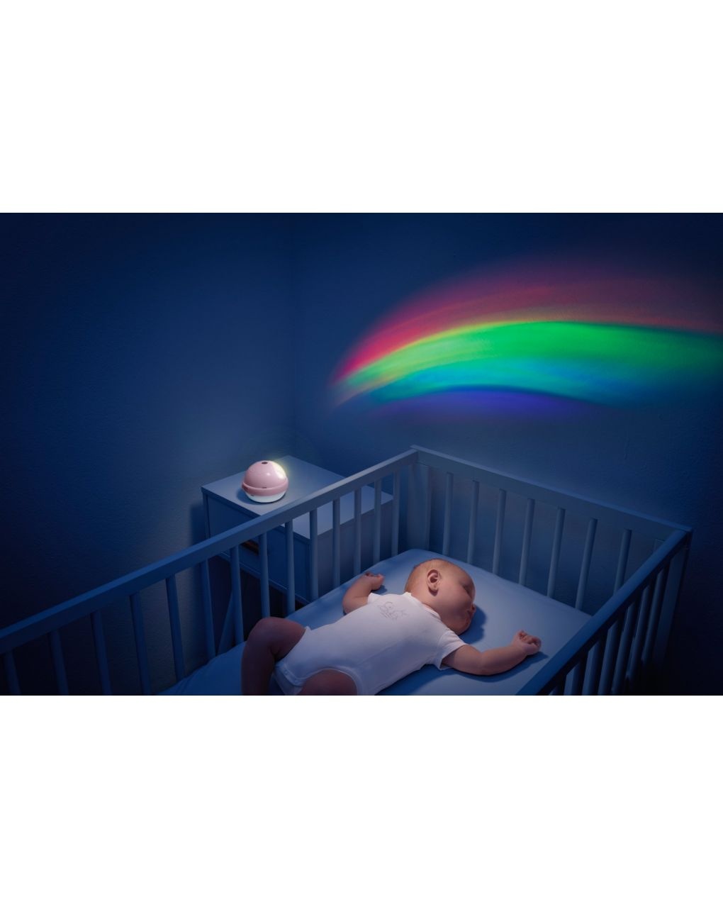 Giostrina musicale arcobaleno rosa - chicco