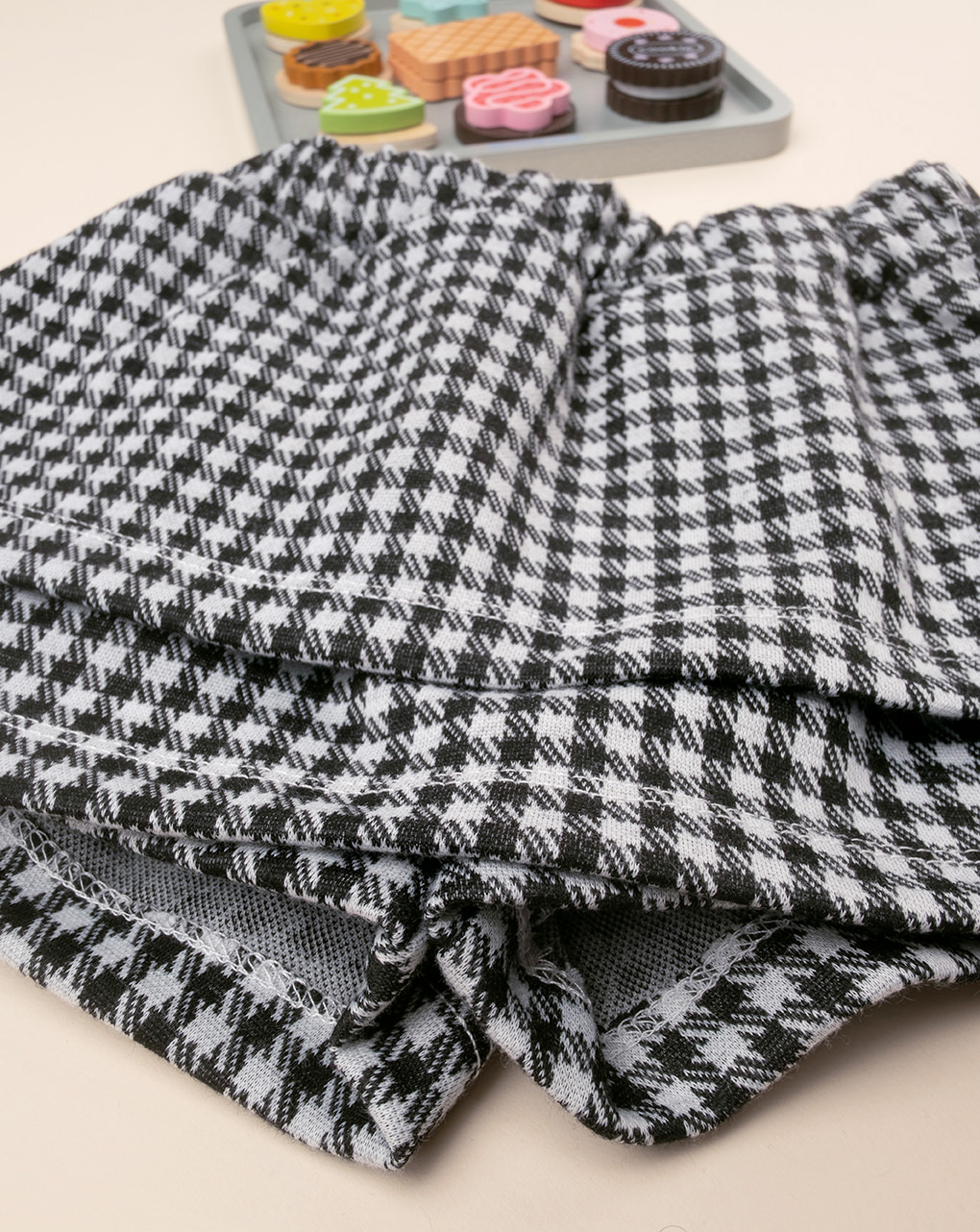 Shorts bimba punto milano nero