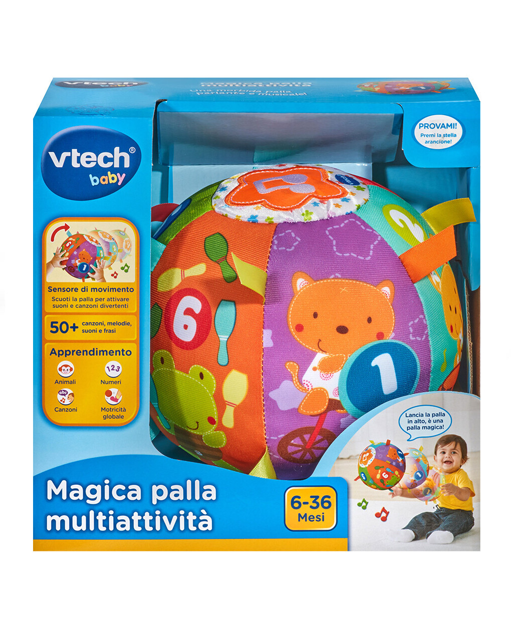 Magica palla multiattività 6-36 mesi - vtech