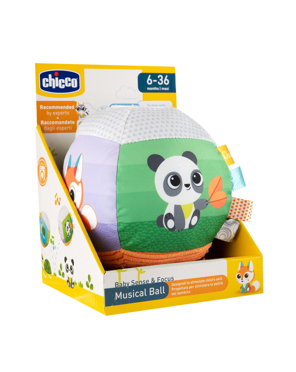 Palla musicale 6-36 mesi - chicco