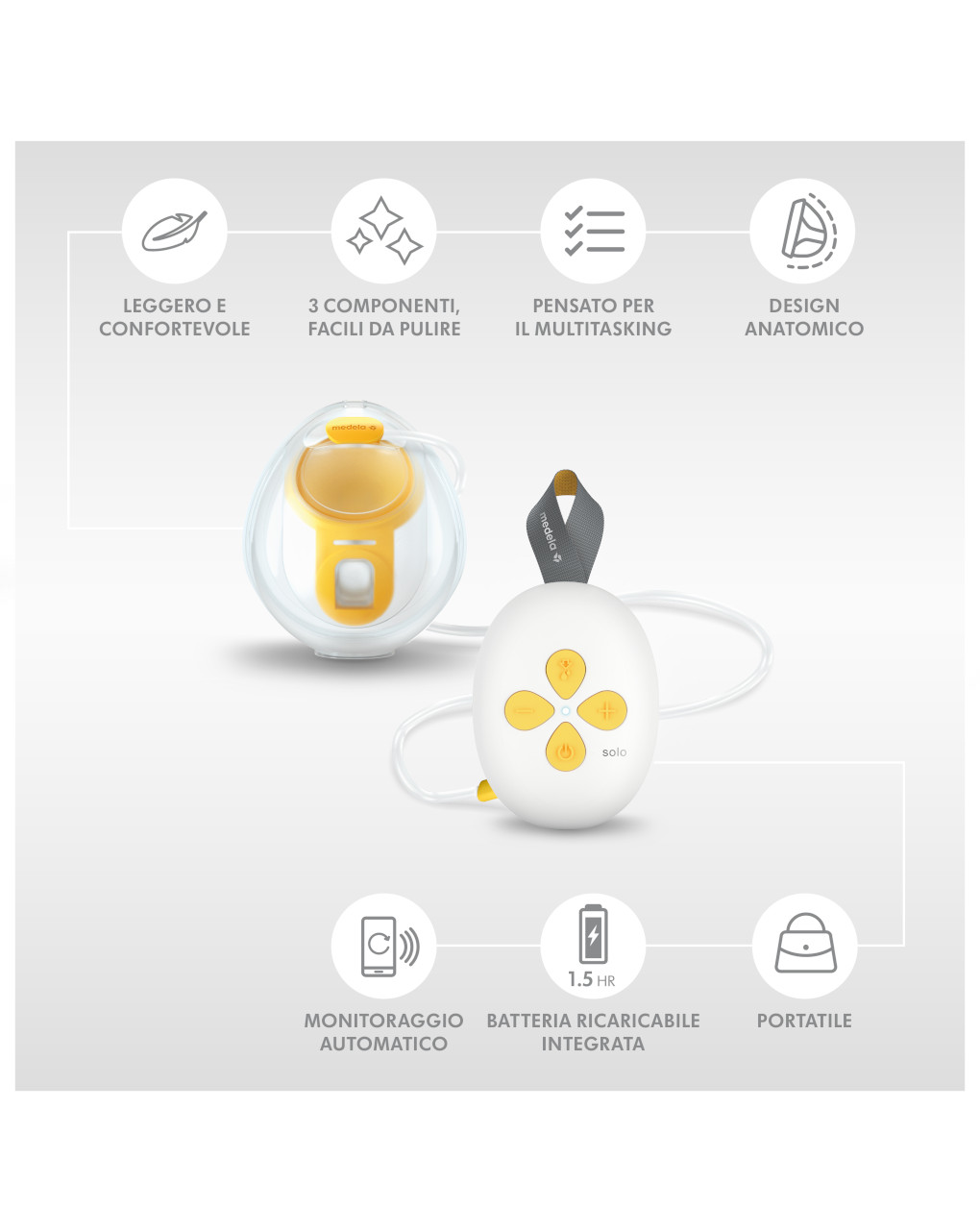 Tiralatte solo handsfree - medela