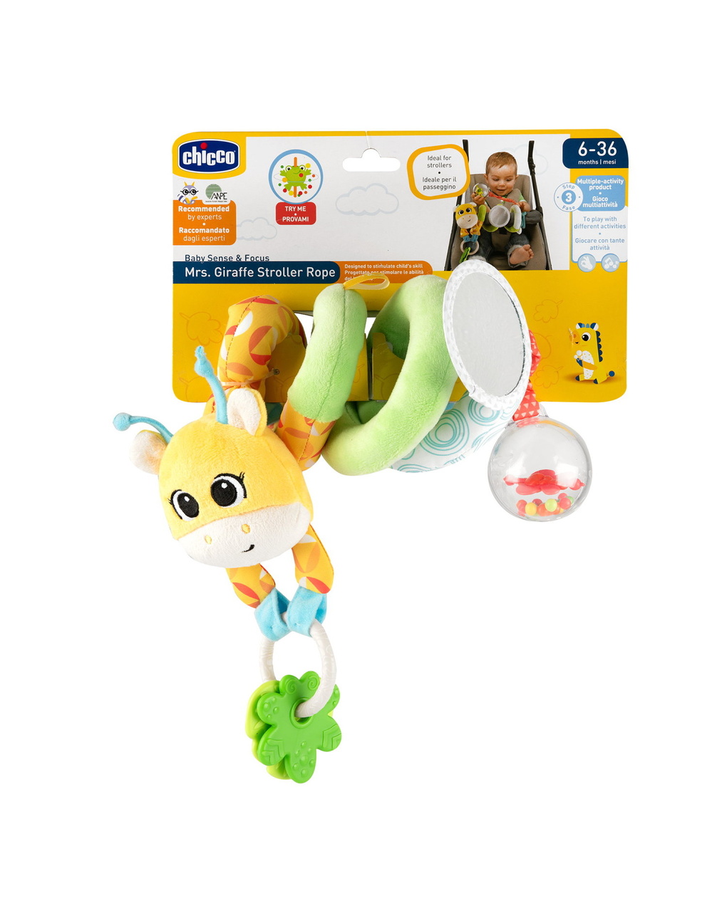 Gioco fune passeggio mrs giraffa 6-36 mesi - chicco