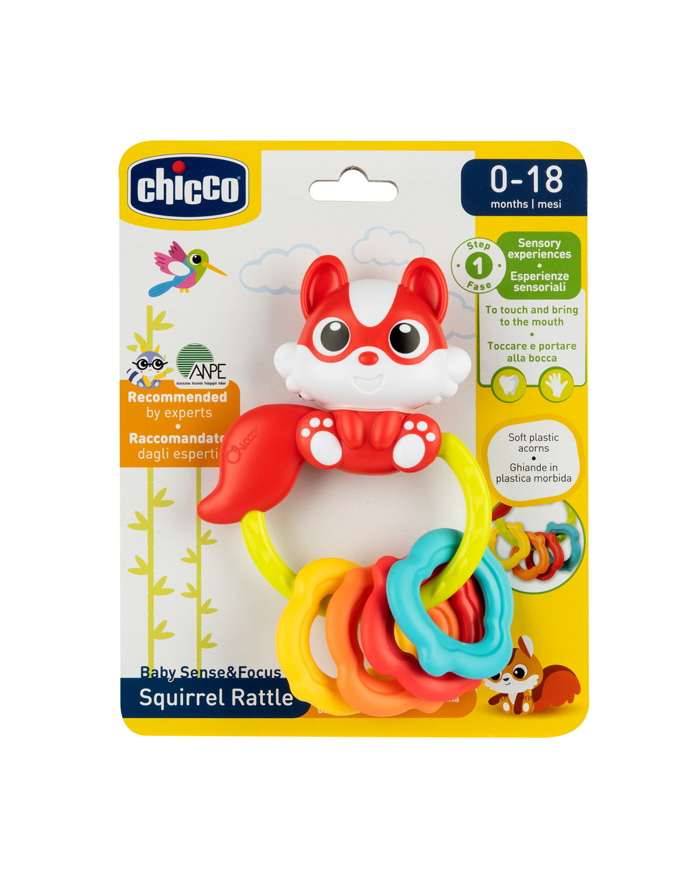 Trillino scoiattolo 0-18 mesi - chicco