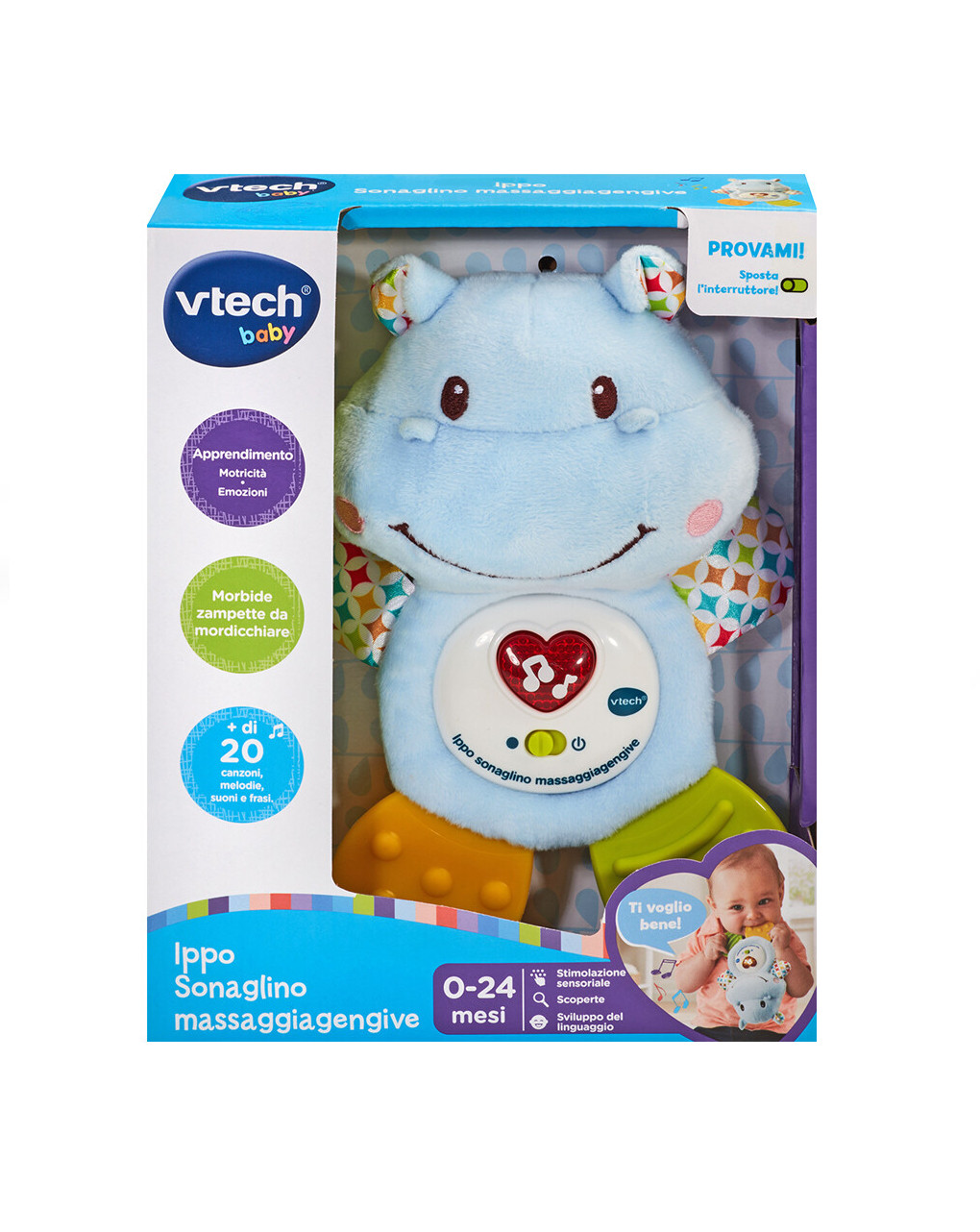 Ippo sonaglino massaggia gengive 0-24 mesi - vtech